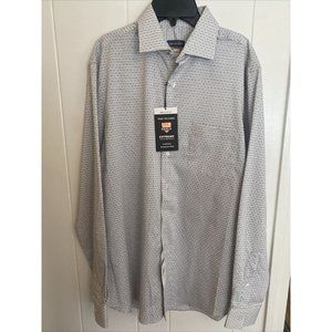 Van Heusen~ Stain Shield Spread Collar Dress Shirt-Regular Fit~15-15 1/2 34/35